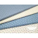 Algodón coordinado Lys Azul