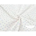 Algodón coordinado Lys Azul