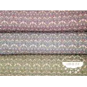 Acolchado reversible Flores y pájaros