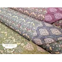 Acolchado reversible Flores y pájaros