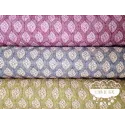 Acolchado reversible Flores y pájaros
