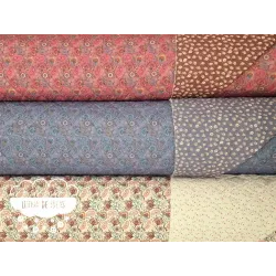 Acolchado reversible Flores y Cachemires