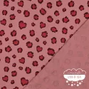 Muselina estampada Leopardo rosa