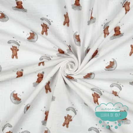 Muselina infantil Osos