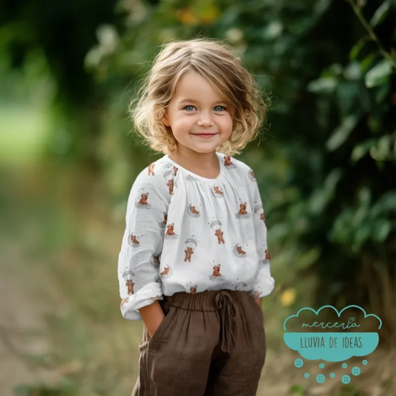 Muselina infantil Osos