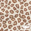 Tela impermeable Raincoat Animal Print fondo crudo