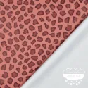 Tela impermeable Raincoat Animal Print fondo rosa