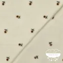 Borreguito bordado crudo Girasoles
