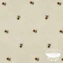 Borreguito bordado crudo Girasoles