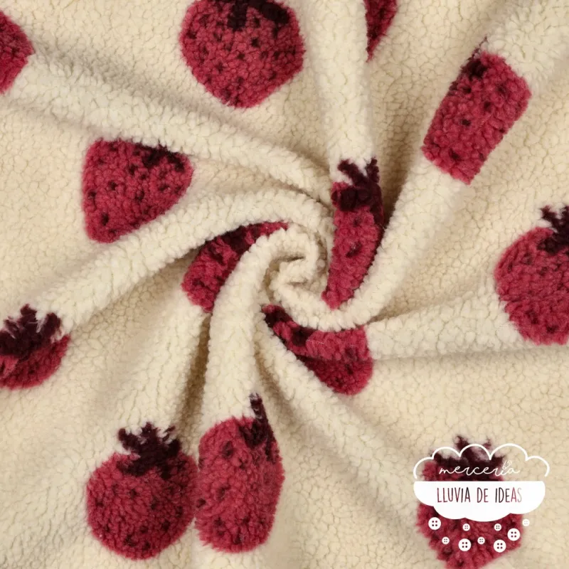 Borreguito estampado Fresas