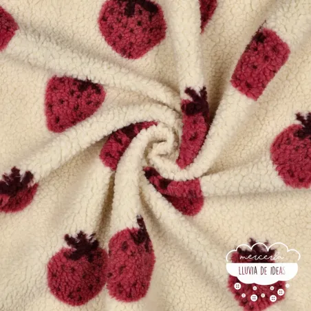 Borreguito estampado Fresas