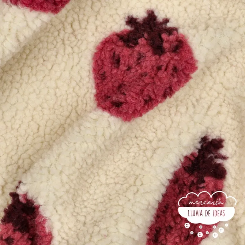 Borreguito estampado Fresas