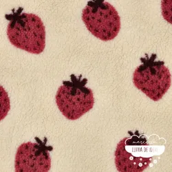 Borreguito estampado Fresas