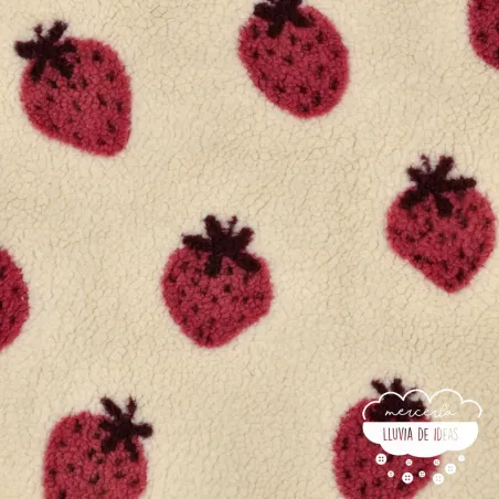 Borreguito estampado Fresas