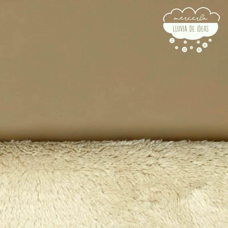 Tela impermeable forrada con pelo
