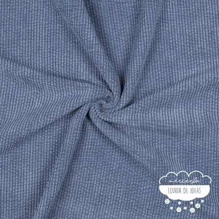 Pana forrada con pelo Color azul vaquero