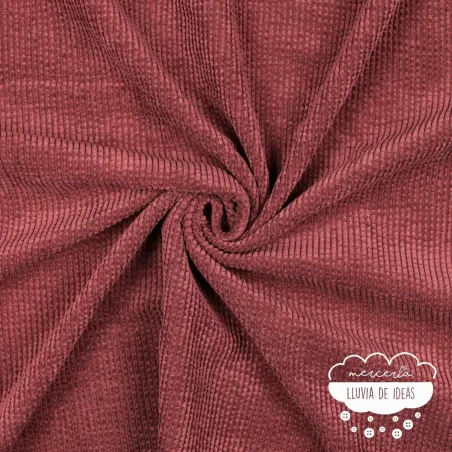 Pana forrada con pelo Color burgundy