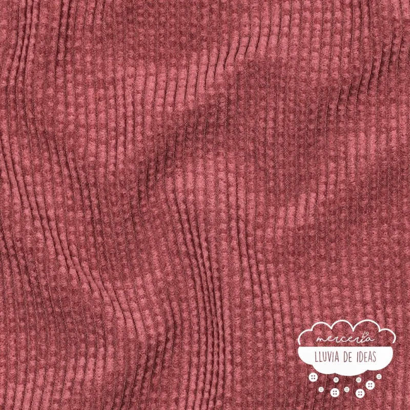 Pana forrada con pelo Color burgundy