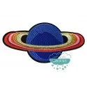Parche Bordado Termoadhesivo - Saturno