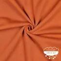Punto sudadera liso perchado Color naranja teja