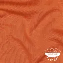 Punto sudadera liso perchado Color naranja teja