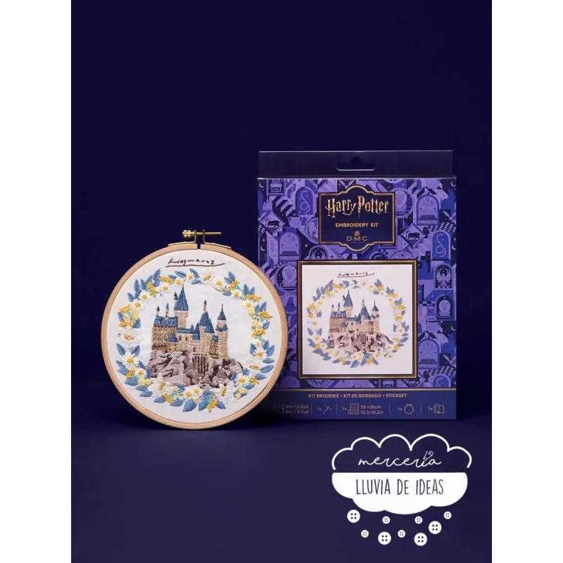 Kit de bordado Harry Potter - El Castillo de Hogwarts DMC