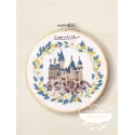 Kit de bordado Harry Potter - El Castillo de Hogwarts DMC
