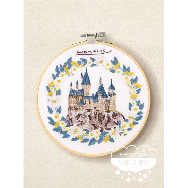 Kit de bordado Harry Potter - El Castillo de Hogwarts DMC