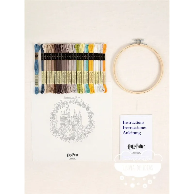 Kit de bordado Harry Potter - El Castillo de Hogwarts DMC