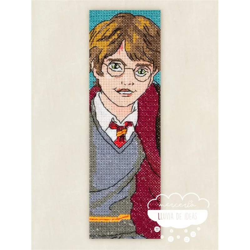 Kit punto de Cruz Harry Potter Marcapáginas DMC