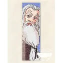 Kit punto de Cruz Harry Potter Marcapáginas Dumbledore DMC