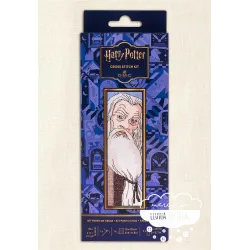 Kit punto de Cruz Harry Potter Marcapáginas Dumbledore DMC