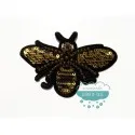 Parche bordado termoadhesivo con lentejuelas - Abeja