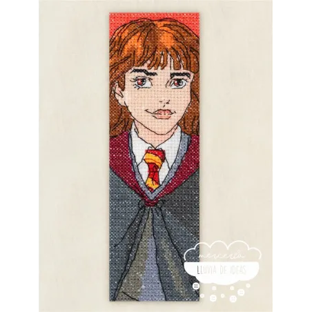 Kit punto de Cruz Harry Potter Marcapáginas Hermione DMC