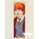 Kit punto de Cruz Harry Potter Marcapáginas Ron Weasley DMC