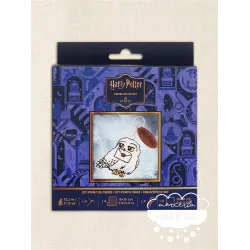 Kit punto de Cruz Llavero Harry Potter Hedwig DMC