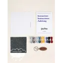 Kit punto de Cruz Llavero Harry Potter Dumbledore DMC