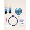 Kit Punch Needle Harry Potter Castillo de Hogwarts DMC