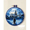 Kit Punch Needle Harry Potter Castillo de Hogwarts DMC