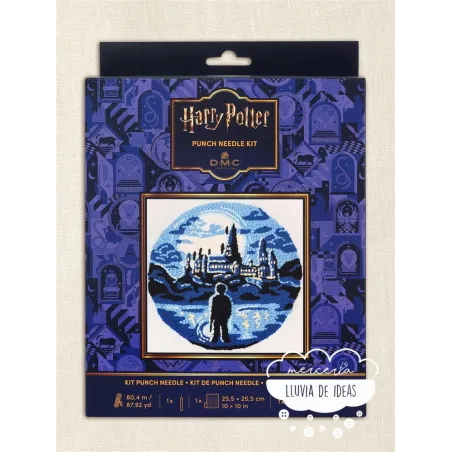 Kit Punch Needle Harry Potter Castillo de Hogwarts DMC