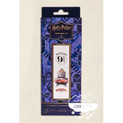 Kit iniciación bordado Harry Potter Marcapáginas Hogwarts Express DMC