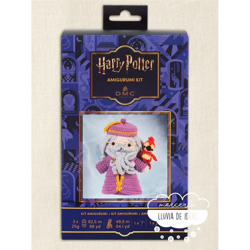 Kit Amigurumi Harry Potter Albus Dumbledore DMC