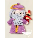 Kit Amigurumi Harry Potter Albus Dumbledore DMC