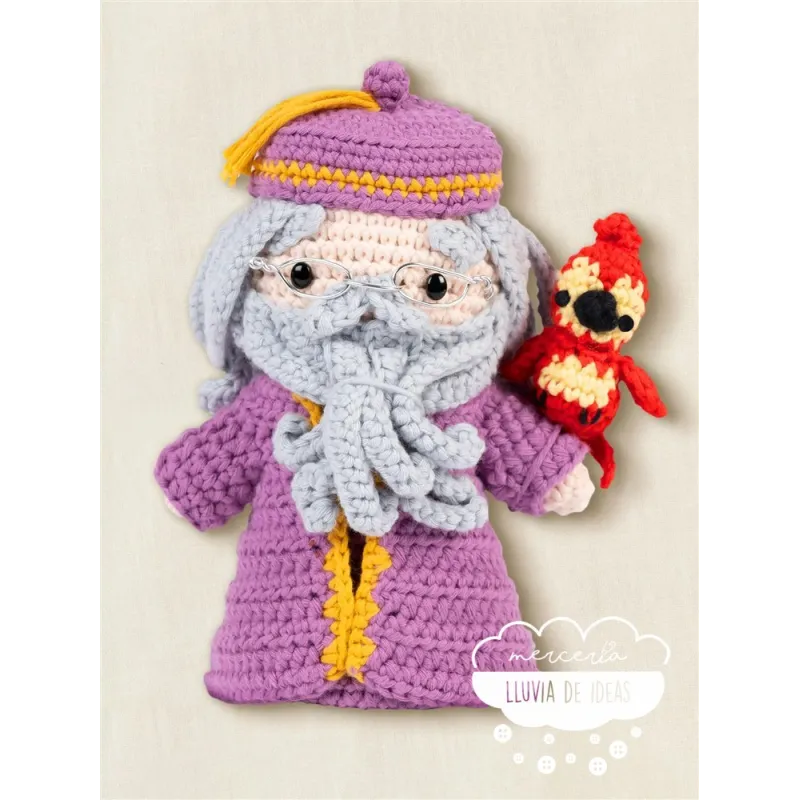 Kit Amigurumi Harry Potter Albus Dumbledore DMC