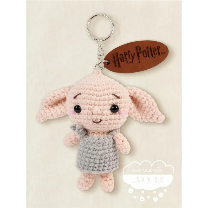 Kit Amigurumi Llavero Dobby - Harry Potter DMC