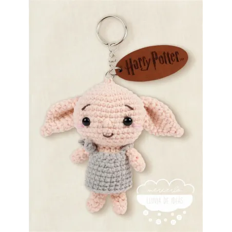 Kit Amigurumi Llavero Dobby - Harry Potter DMC