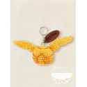 Kit Amigurumi Llavero Snitch Dorada - Harry Potter DMC