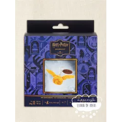 Kit Amigurumi Llavero Snitch Dorada - Harry Potter DMC