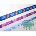 Cinta de raso o satén estampado - Colección Frozen Disney