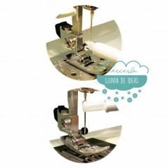 Enhebrador y colocador de agujas para máquina de coser